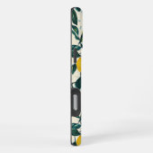 Heldergele citroen patroon iPhone hoesje (Rechterkant)