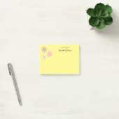 Heldergele Daisy Bloemen Leuke Custom Post-it® Notes (Kantoor)