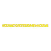 Heldergele dashing grosgrain lint (Voorkant)