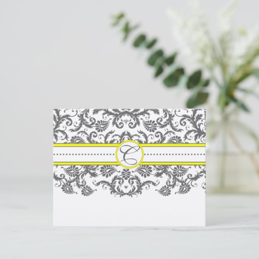 Heldergele en grijze Kaarten voor het opsporen van (Staand voorkant)