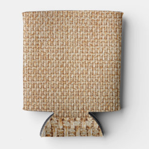 Heldergele gingham stof textuur. blikjeskoeler