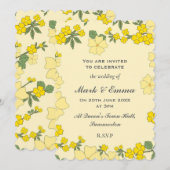 Heldergele lentekoraal kaart (Voorkant / Achterkant)