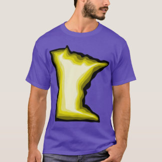 Heldergele Minnesota oversized T-shirt