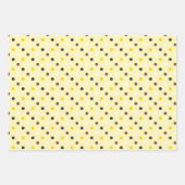 Heldergele papierbladen voor het verpakken inpakpapier vel (Voorkant 3)