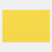 Heldergele papierbladen voor het verpakken inpakpapier vel (Voorkant 2)