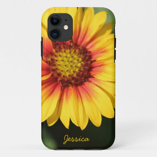 Heldergele, persoonlijke iPhone-draagtas Case-Mate iPhone Case (Achterkant)