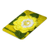 Heldergele roodgroene bladeren Kroonkast afdrukken Magneet (Linkerzijde)