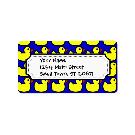 Heldergele rubberen dikke patroon bevestigen op bl etiket (Voorkant)