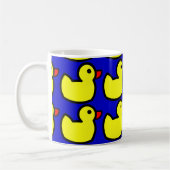 Heldergele rubberen dikke patroon bevestigen op bl koffiemok (Links)