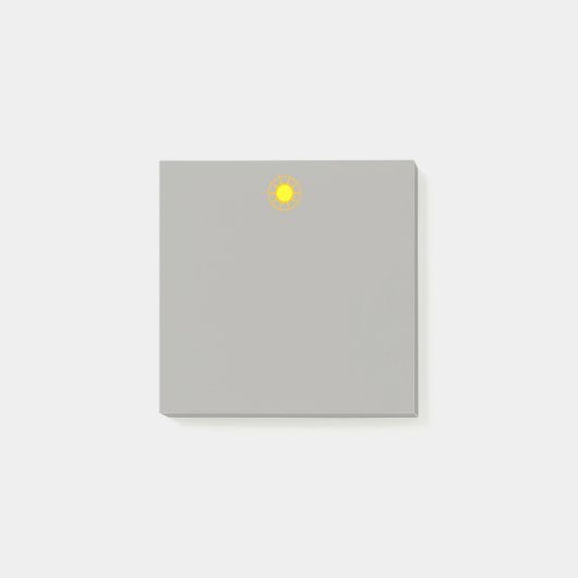 Heldergele Sun Post-it notities Post-it® Notes (Voorkant)