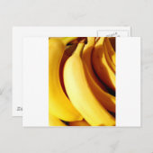 Heldergele troep rijpe bananen briefkaart (Voorkant / Achterkant)