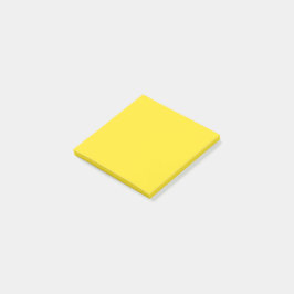 Heldergele, vaste kleur post-it® notes