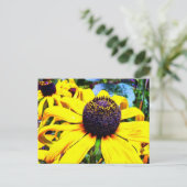 Heldergele ventilator: Funchal, Portugal Briefkaart (Staand voorkant)