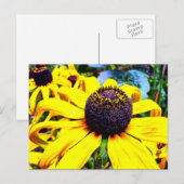 Heldergele ventilator: Funchal, Portugal Briefkaart (Voorkant / Achterkant)