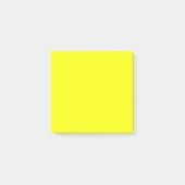 Heldergele vlakte post-it® notes (Voorkant)