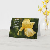 Heldergele Vloerscripts Kaart Numbers 6:25 (Gele Bloem)