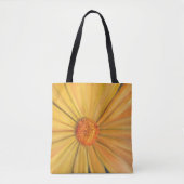 Heldergele zonnebloem-Canvas tas (Voorkant)