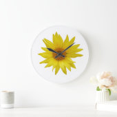 Heldergele zonnebloem grote klok (Huis)