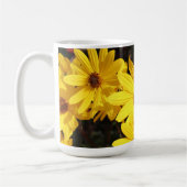 Heldergele zonnebloem koffiemok (Links)