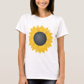 Heldergele zonnebloem T-shirt (Voorkant)