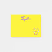 Heldergelige wetenschap post-it® notes (Voorkant)