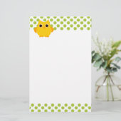 Heldergelooiend Briefpapier (Staand voorkant)