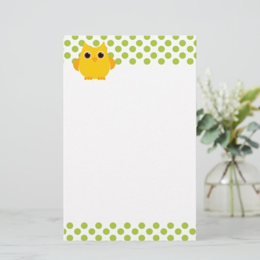 Heldergelooiend Briefpapier (Staand voorkant)