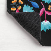 Heldergeverfde Abstracte Floral Muismat (Hoek)