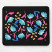 Heldergeverfde Abstracte Floral Muismat (Voorkant)