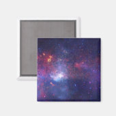 Heldergloeiende melkweg in de buitenruimte magneet (Voorkant / Achterkant)