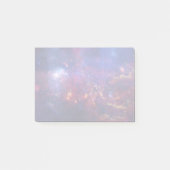 Heldergloeiende melkweg in de buitenruimte post-it® notes (Voorkant)