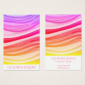 Heldergolven die Ketting-juwelen-beeldscherm Kaart (Voorkant /achterkant)