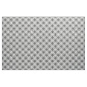Heldergrijs zwart winterwit Snowflake patroon Stof (Fat Quarter)