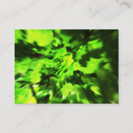 Heldergroen Abstract. Visitekaartje (Voorkant)