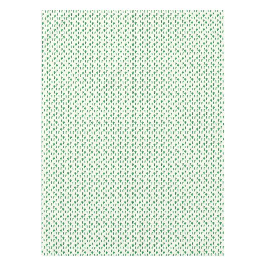 Heldergroen cactus-patroon tafelkleed (Voorkant)