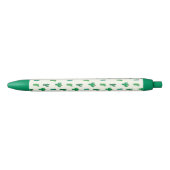 Heldergroen cactus-patroon zwarte inkt pen (Voorkant)