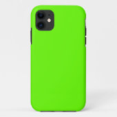 Heldergroen (effen kleur) Case-Mate iPhone case (Achterkant)