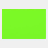 Heldergroen (effen kleur) inpakpapier vel (Voorkant 2)