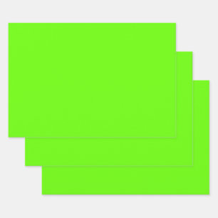 Heldergroen (effen kleur) inpakpapier vel