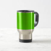 Heldergroen (effen kleur) reisbeker (Voorkant rechts)