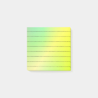 Heldergroen en geel post-it® notes