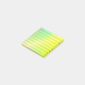 Heldergroen en geel post-it® notes (Schuin)
