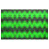 Heldergroen en zwart Chevron Pattern Stof (Fat Quarter)