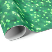 heldergroen faux glitter ontwerp cadeaupapier (Rol Hoek)