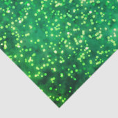 heldergroen faux glitter ontwerp tissuepapier (Detail)