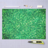 heldergroen faux glitter ontwerp tissuepapier (Craft)