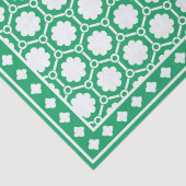 Heldergroen modern beenintarsia decoupagepapier tissuepapier (Detail)