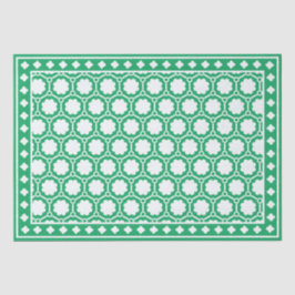Heldergroen modern beenintarsia decoupagepapier tissuepapier