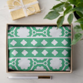 Heldergroen modern beenintarsia decoupagepapier tissuepapier (Geschenk)