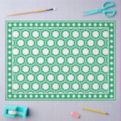 Heldergroen modern beenintarsia decoupagepapier tissuepapier (Craft)